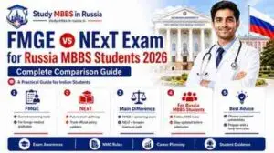 Read more about the article FMGE vs NExT Exam for Russia MBBS Students 2026
