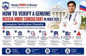 Read more about the article How to Verify a Genuine Russia MBBS Consultant in India 2026