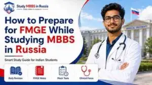 Read more about the article How to Prepare for FMGE While Studying MBBS in Russia